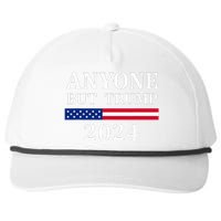 Anyone But Trump 2024 Presidential Campaign Style  Snapback Five-Panel Rope Hat