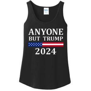 Anyone But Trump 2024 Presidential Campaign Style  Ladies Essential Tank