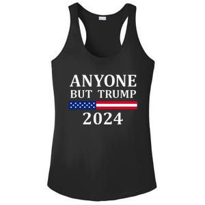 Anyone But Trump 2024 Presidential Campaign Style  Ladies PosiCharge Competitor Racerback Tank