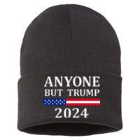 Anyone But Trump 2024 Presidential Campaign Style  Sustainable Knit Beanie