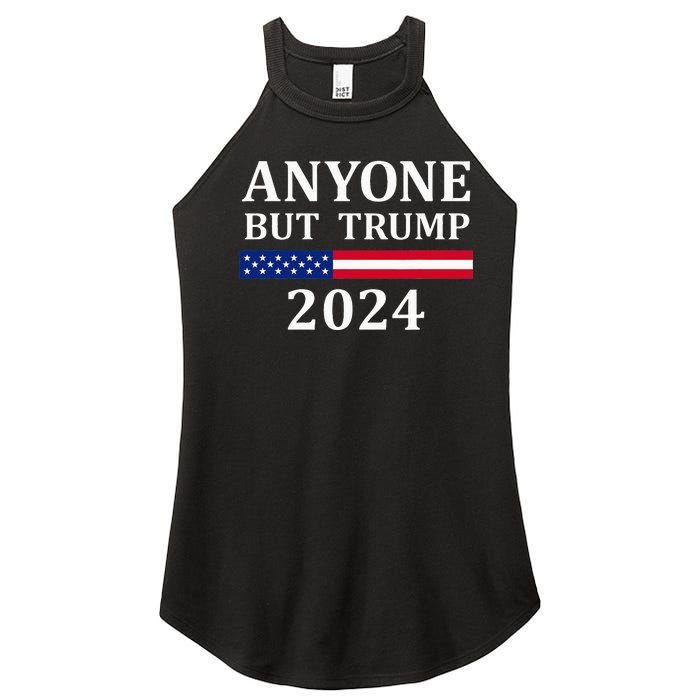 Anyone But Trump 2024 Presidential Campaign Style  Women's Perfect Tri Rocker Tank