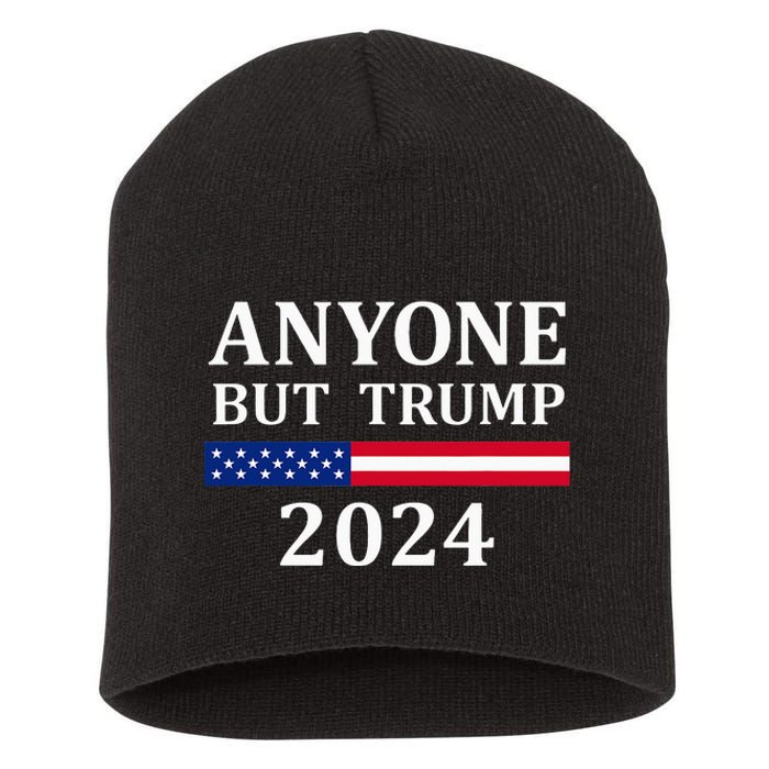 Anyone But Trump 2024 Presidential Campaign Style  Short Acrylic Beanie