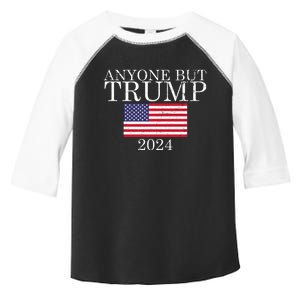 Anyone But Trump 2024 Presidential Campaign Sty Toddler Fine Jersey T-Shirt