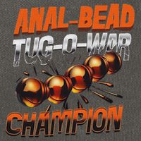 Anal Bead Tug O War Champion Funny Saying Cotton Canvas Backpack