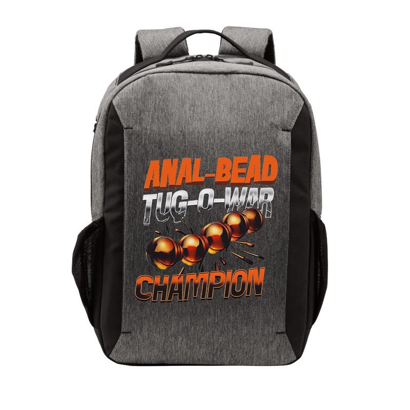 Anal Bead Tug O War Champion Funny Saying Vector Backpack