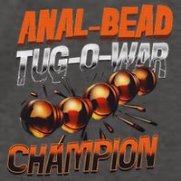 Anal Bead Tug O War Champion Funny Saying Vector Backpack