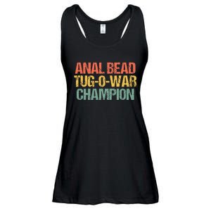 Anal Bead Tugowar Champion Funny Saying Sarcastic Novelty Ladies Essential Flowy Tank