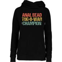 Anal Bead Tugowar Champion Funny Saying Sarcastic Novelty Womens Funnel Neck Pullover Hood