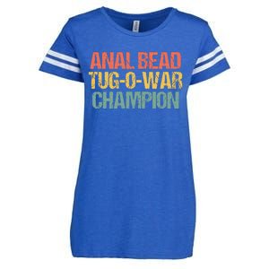 Anal Bead Tugowar Champion Funny Saying Sarcastic Novelty Enza Ladies Jersey Football T-Shirt