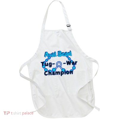 Anal Bead Tug O War Champion Full-Length Apron With Pockets
