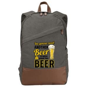 Another Beer To Was Down Design Bbq Beer Freedom Meaningful Gift Cotton Canvas Backpack