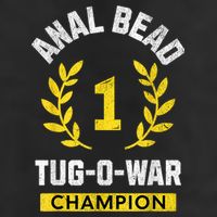 Anal Bead Tugowar Champion Funny Quote Sarcastic Saying 11oz C Handle Ceramic Mug