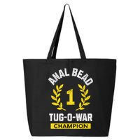 Anal Bead Tugowar Champion Funny Quote Sarcastic Saying 25L Jumbo Tote