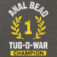Anal Bead Tugowar Champion Funny Quote Sarcastic Saying Cotton Canvas Backpack