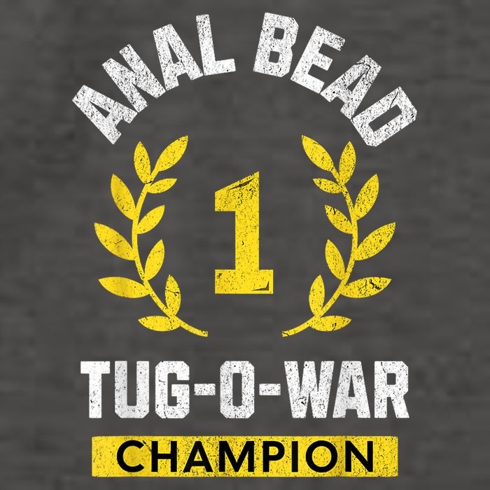Anal Bead Tugowar Champion Funny Quote Sarcastic Saying Vector Backpack