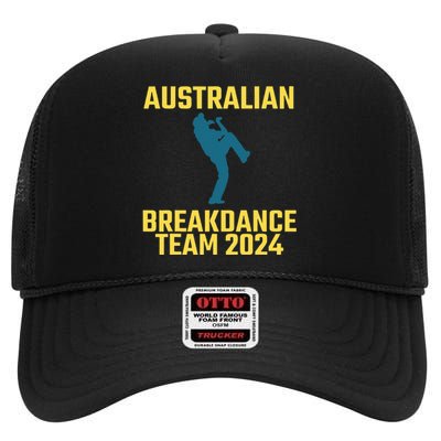 Australian Breakdance Team 2024 High Crown Mesh Back Trucker Hat