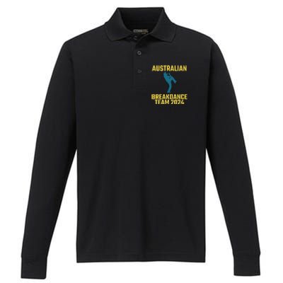 Australian Breakdance Team 2024 Performance Long Sleeve Polo