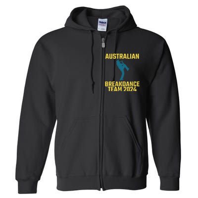 Australian Breakdance Team 2024 Full Zip Hoodie