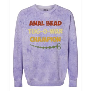 Anal Bead Tug O War Champion Colorblast Crewneck Sweatshirt