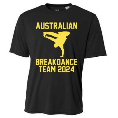 Australian Breakdance Team 2024 Funny Breakdancing Meme 24 Cooling Performance Crew T-Shirt