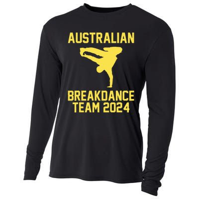 Australian Breakdance Team 2024 Funny Breakdancing Meme 24 Cooling Performance Long Sleeve Crew