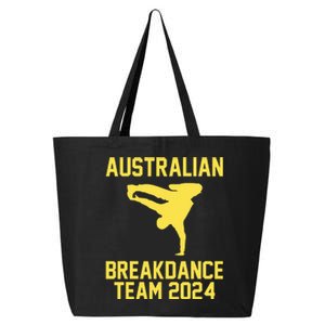 Australian Breakdance Team 2024 Funny Breakdancing Meme 24 25L Jumbo Tote