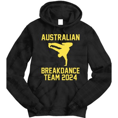 Australian Breakdance Team 2024 Funny Breakdancing Meme 24 Tie Dye Hoodie