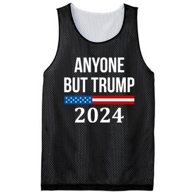 Anyone But Trump 2024 Presidential Campaign Style Mesh Reversible Basketball Jersey Tank