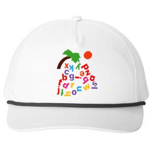 Alphabet Boom Tree Snapback Five-Panel Rope Hat