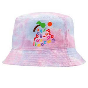 Alphabet Boom Tree Tie-Dyed Bucket Hat