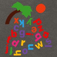 Alphabet Boom Tree Cotton Canvas Backpack