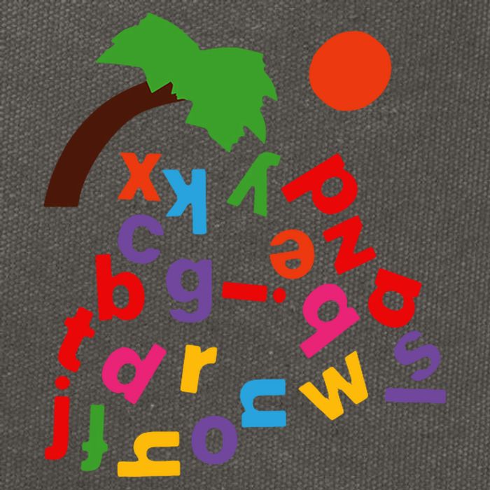 Alphabet Boom Tree Cotton Canvas Backpack