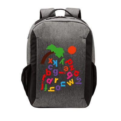 Alphabet Boom Tree Vector Backpack