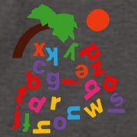 Alphabet Boom Tree Vector Backpack