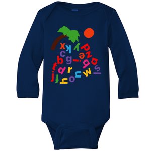 Alphabet Boom Tree Baby Long Sleeve Bodysuit