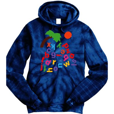 Alphabet Boom Tree Tie Dye Hoodie