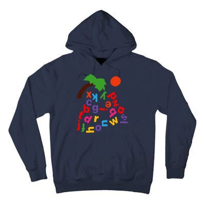 Alphabet Boom Tree Tall Hoodie