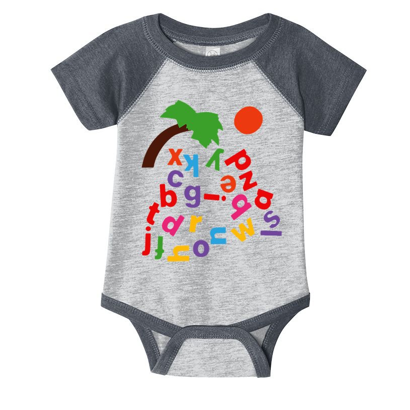Alphabet Boom Tree Infant Baby Jersey Bodysuit
