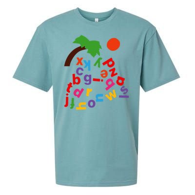 Alphabet Boom Tree Sueded Cloud Jersey T-Shirt