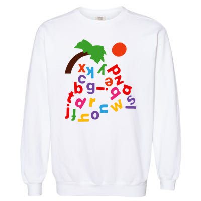 Alphabet Boom Tree Garment-Dyed Sweatshirt