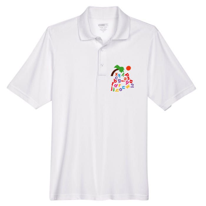 Alphabet Boom Tree Men's Origin Performance Pique Polo