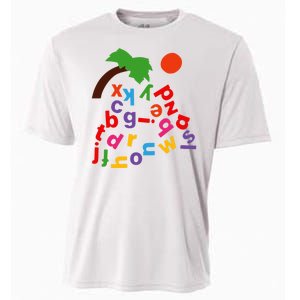 Alphabet Boom Tree Cooling Performance Crew T-Shirt