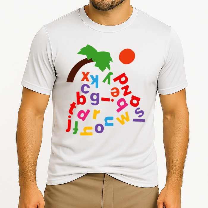 Alphabet Boom Tree Performance Shirt