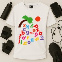 Alphabet Boom Tree Performance Shirt