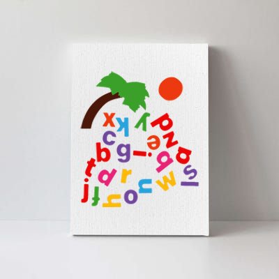 Alphabet Boom Tree Canvas