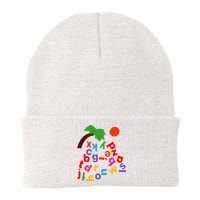 Alphabet Boom Tree Knit Cap Winter Beanie