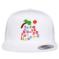 Alphabet Boom Tree Flat Bill Trucker Hat