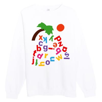 Alphabet Boom Tree Premium Crewneck Sweatshirt