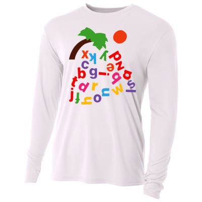 Alphabet Boom Tree Cooling Performance Long Sleeve Crew