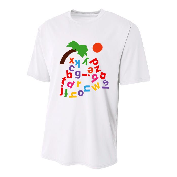 Alphabet Boom Tree Youth Performance Sprint T-Shirt